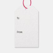 Frohe Weihnachten Geschenkanhänger (Rückseite)