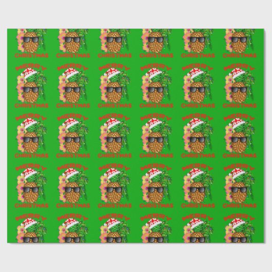 Frohe Weihnachten Geschenkpapier (Flach)