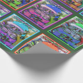 Frohe Weihnachten Geschenkpapier (Ecke)