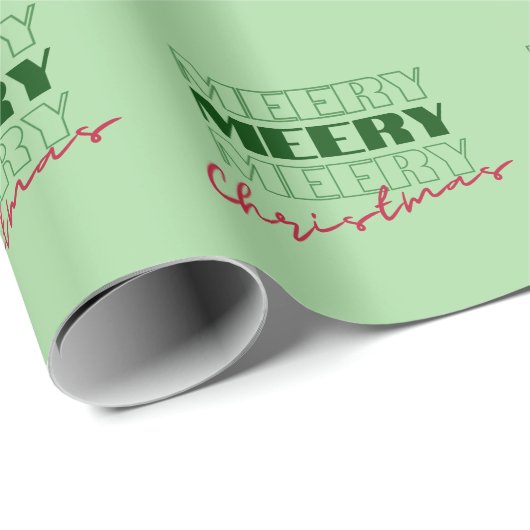 Frohe Weihnachten Geschenkpapier (Rolleneckpunkt)