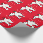 Frohe Weihnachten Geschenkpapier (Ecke)