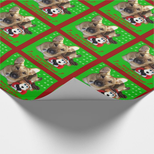 Frohe Weihnachten Geschenkpapier (Ecke)