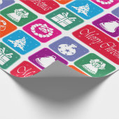 Frohe Weihnachten Geschenkpapier (Ecke)