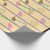 Frohe Weihnachten Geschenkpapier (Ecke)