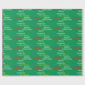 Frohe Weihnachten Geschenkpapier (Flach)