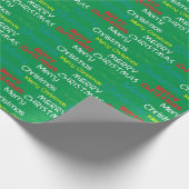 Frohe Weihnachten Geschenkpapier (Ecke)