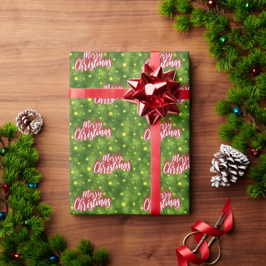 Frohe Weihnachten Geschenkpapier (Feiertagsgeschenk)