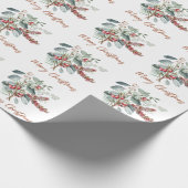 Frohe Weihnachten Geschenkpapier (Ecke)