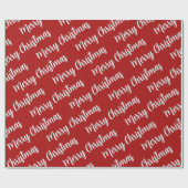 Frohe Weihnachten Geschenkpapier (Flach)