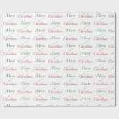 Frohe Weihnachten Geschenkpapier (Flach)