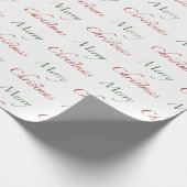Frohe Weihnachten Geschenkpapier (Ecke)