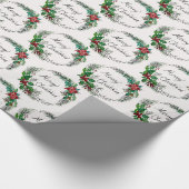 Frohe Weihnachten Geschenkpapier (Ecke)