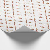 Frohe Weihnachten Geschenkpapier (Ecke)