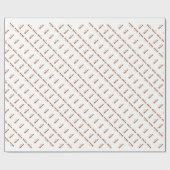 Frohe Weihnachten Geschenkpapier (Flach)