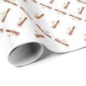 Frohe Weihnachten Geschenkpapier (Rolleneckpunkt)