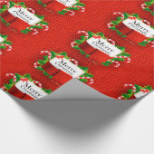 Frohe Weihnachten Geschenkpapier (Ecke)