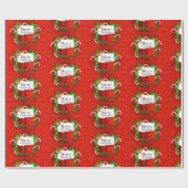 Frohe Weihnachten Geschenkpapier (Flach)