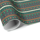 Frohe Weihnachten Geschenkpapier (Rolleneckpunkt)