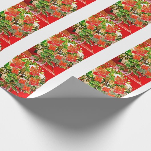 Frohe Weihnachten! Geschenkpapier (Ecke)