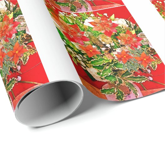 Frohe Weihnachten! Geschenkpapier (Rolleneckpunkt)