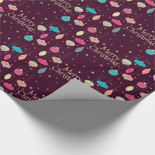 Frohe Weihnachten Geschenkpapier (Ecke)