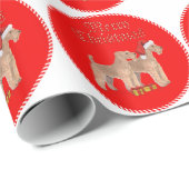 Frohe Weihnachten Geschenkpapier (Rolleneckpunkt)