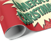 Frohe Weihnachten Geschenkpapier (Rolleneckpunkt)
