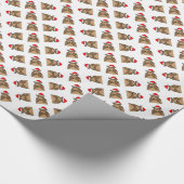 Frohe Weihnachten! Geschenkpapier (Ecke)