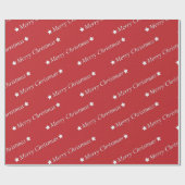 "Frohe Weihnachten" Geschenkpapier (Flach)