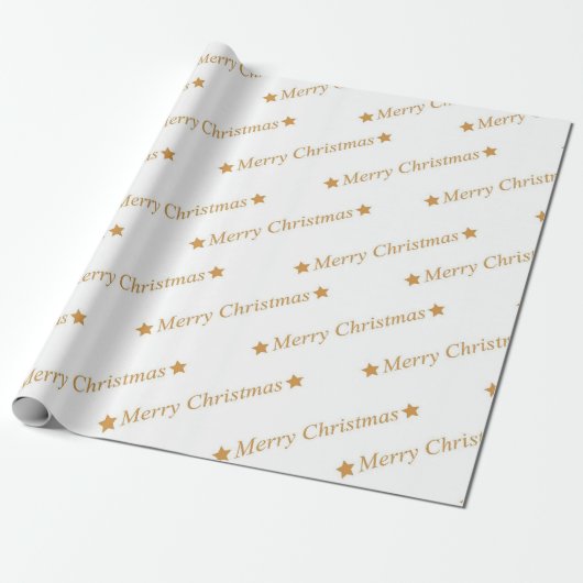 "Frohe Weihnachten" Geschenkpapier (Ungerollt)