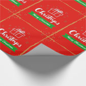 Frohe Weihnachten Geschenkpapier (Ecke)