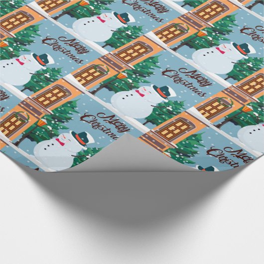 Frohe Weihnachten Geschenkpapier (Ecke)