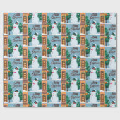 Frohe Weihnachten Geschenkpapier (Flach)