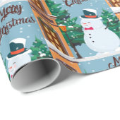 Frohe Weihnachten Geschenkpapier (Rolleneckpunkt)