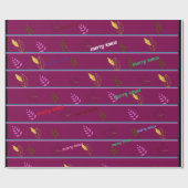 Frohe Weihnachten Geschenkpapier (Flach)