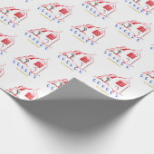 Frohe Weihnachten Geschenkpapier (Ecke)