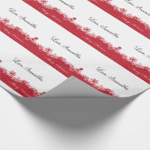 Frohe Weihnachten Geschenkpapier (Ecke)