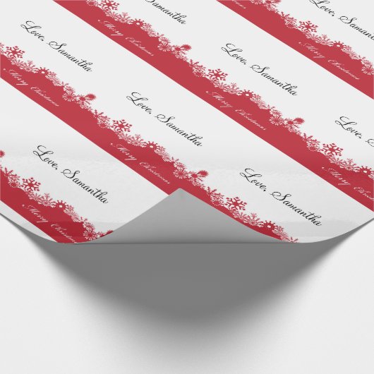 Frohe Weihnachten Geschenkpapier (Ecke)