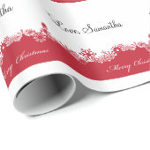Frohe Weihnachten Geschenkpapier (Rolleneckpunkt)