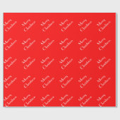 Frohe Weihnachten Geschenkpapier (Flach)