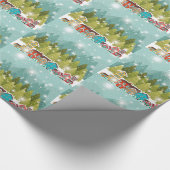 Frohe Weihnachten Geschenkpapier (Ecke)