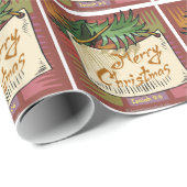 Frohe Weihnachten Geschenkpapier (Rolleneckpunkt)