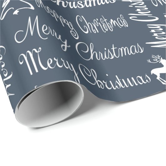 Frohe Weihnachten Geschenkpapier (Rolleneckpunkt)