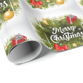 Frohe Weihnachten Geschenkpapier (Rolleneckpunkt)