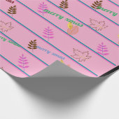 Frohe Weihnachten Geschenkpapier (Ecke)