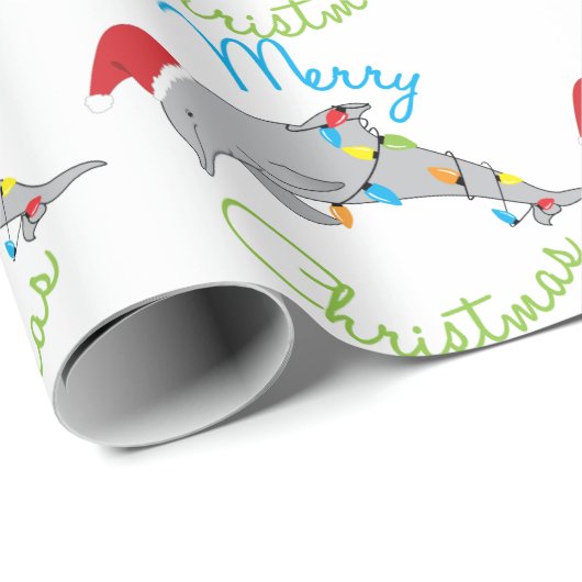 Frohe Weihnachten Geschenkpapier (Rolleneckpunkt)