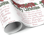 Frohe Weihnachten Geschenkpapier (Rolleneckpunkt)