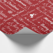 Frohe Weihnachten Geschenkpapier (Ecke)