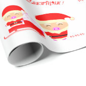 Frohe Weihnachten Geschenkpapier (Rolleneckpunkt)