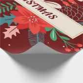 Frohe Weihnachten Geschenkpapier (Ecke)